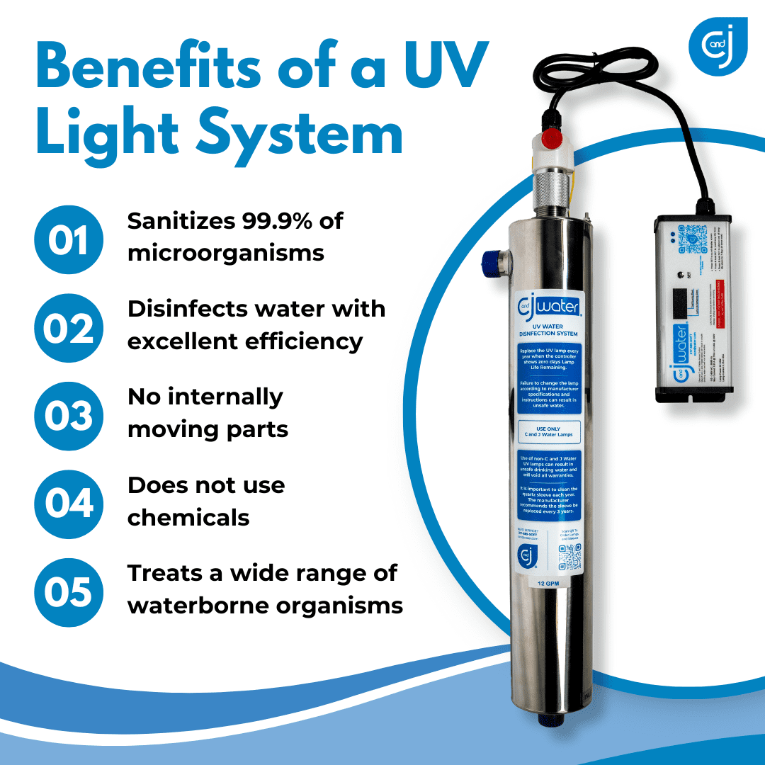 UV water system branded C&J.
