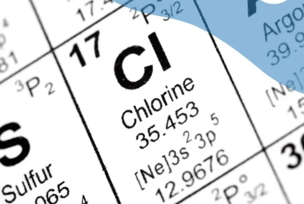 Chlorine tile with C&J logo.